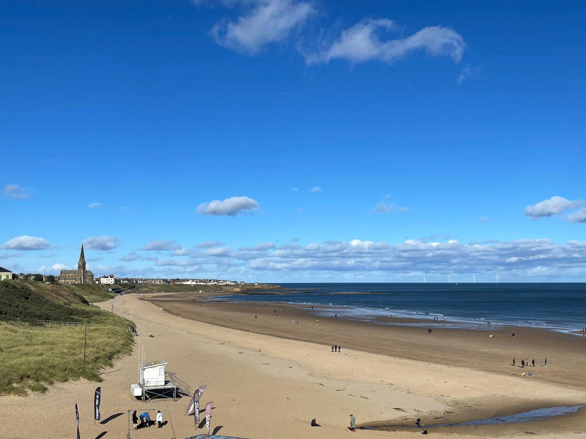 Longsands Beach Apartment 3 Tynemouth Free Onsite Parking Kültér fotó